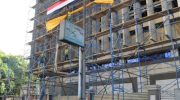 محافظ القاهرة يعاين منطقة سنترال رمسيس لمتابعة أعمال تجديد المبنى