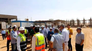 نائب وزير الكهرباء ورئيس المصرية للنقل يزوران مشروعات محطة الدلتا الجديدة ND4 وND9.