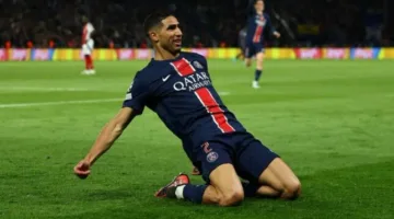 رقم قياسي ينتظر أشرف حكيمي مع باريس سان جيرمان في نهائي كأس العالم