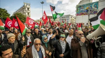 تونس: مسيرة احتجاجية تندد بالإبادة الإسرائيلية في غزة