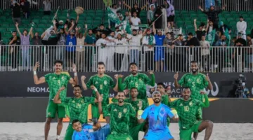 معسكر منتخب الأخضر للشاطئية في الرياض بمشاركة 20 لاعبًا