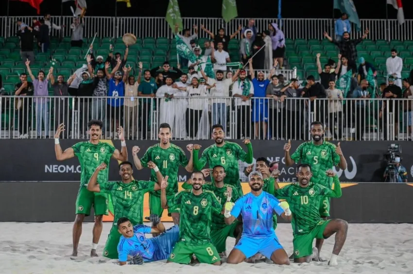 معسكر منتخب الأخضر للشاطئية في الرياض بمشاركة 20 لاعبًا معسكر منتخب الأخضر للشاطئية في الرياض بمشاركة 20 لاعبًا