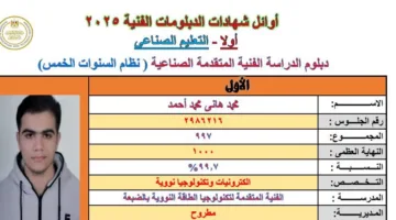 والد الطالب في الدبلومات الفنية لـ«كشكول»: ابني عمل بجد منذ صغره ولم نتلق أي اتصال من الوزير بعد