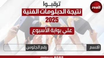 نتائج الدبلومات الفنية 2025 متاحة الآن برقم الجلوس على عتبة الأسبوع