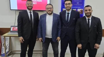 جامعة حلوان: طلاب قسم الهندسة في المطرية يطورون استراتيجية مبتكرة للصيانة الذكية