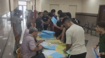 تنظيم سير اختبارات القدرات لطلاب الثانوية العامة في جامعة بنها