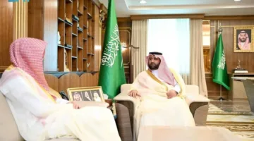 أمير جازان يرحب برئيس المحكمة الإدارية في المنطقة