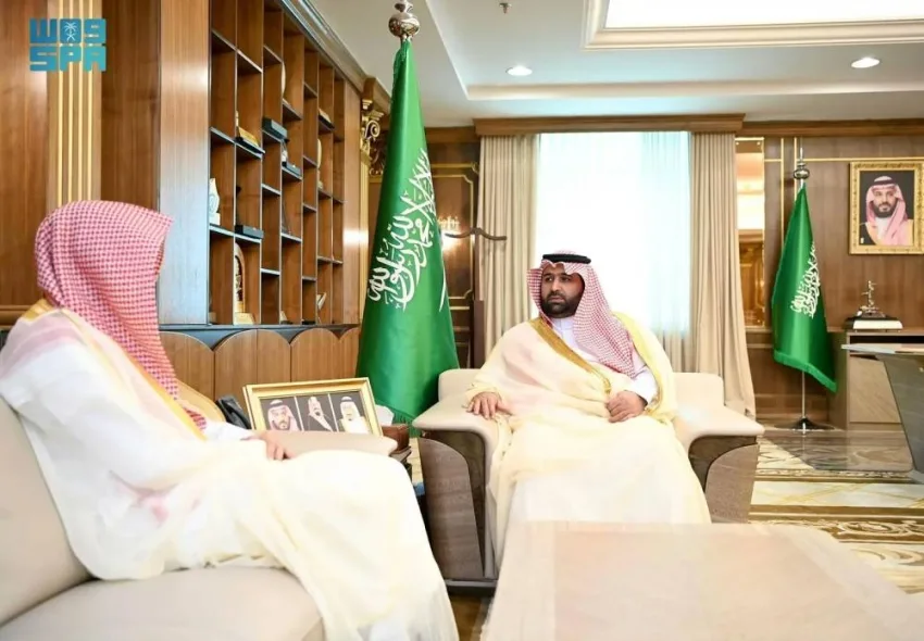 أمير جازان يرحب برئيس المحكمة الإدارية في المنطقة