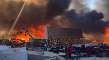 عروض مسرحية ملتهبة.. حريق ضخم خلال حفلة موسيقية في الساحل الشمالي.. صور