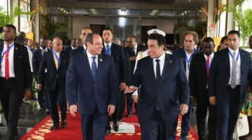 الرئيس السيسي يجتمع بعدد من الرؤساء المشاركين في الدورة السابعة للاجتماع التنسيقي السنوي للاتحاد الأفريقي.