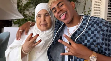 لامين جمال يحتفل بعيد ميلاده مع جدته (صور)