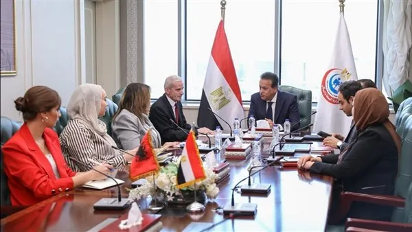 تدعيم التعاون الصحي: وزير الصحة يستعرض فرص الشراكة مع سفير ألبانيا في القاهرة تدعيم التعاون الصحي: وزير الصحة يستعرض فرص الشراكة مع سفير ألبانيا في القاهرة