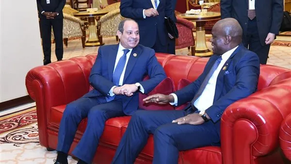 الرئيس السيسي يناقش مع زعماء أفارقة طرق تعزيز الوحدة القارية وتعزيز جهود التنمية الرئيس السيسي يناقش مع زعماء أفارقة طرق تعزيز الوحدة القارية وتعزيز جهود التنمية