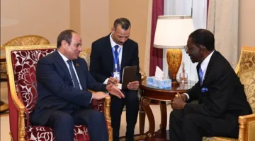 الرئيس السيسي يناقش مع رئيس غينيا الاستوائية تعزيز أوجه التعاون الثنائي