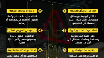 7 خطوات تحميك من الاحتيال المالي | إنفوجراف