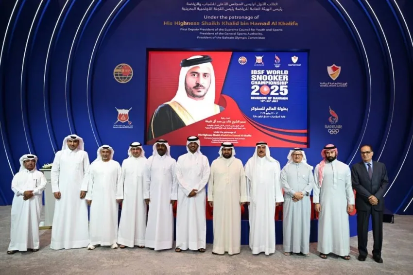 بدء منافسات بطولة العالم للسنوكر في البحرين بدء منافسات بطولة العالم للسنوكر في البحرين