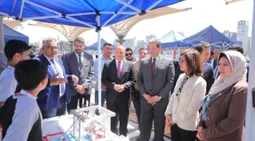 المدير التنفيذي للأكاديمية الوطنية للتدريب يزور معرض دمياط الثاني للروبوتات