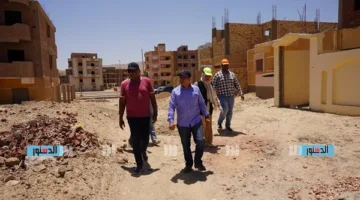 رئيس جهاز سوهاج الجديدة يشرف على مشاريع تطوير طريق المطار والنظافة والإسكان