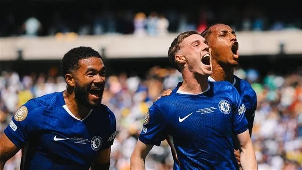 عاجل.. تشيلسي يتوج بلقب كأس العالم للأندية 2025 بعد الفوز على باريس سان جيرمان بثلاثة أهداف. عاجل.. تشيلسي يتوج بلقب كأس العالم للأندية 2025 بعد الفوز على باريس سان جيرمان بثلاثة أهداف.