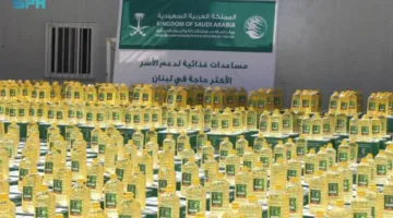 سلمان للإغاثة توزع (720) سلة غذائية في منطقة البقاع الأوسط