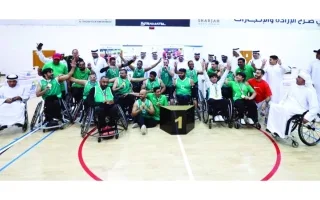 «خورفكان لذوي الإعاقة» يتوج بلقب دوري «كأس سلة الكراسي المتحركة»