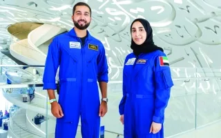 «جولة مع رائد الفضاء» في متحف المستقبل «جولة مع رائد الفضاء» في متحف المستقبل