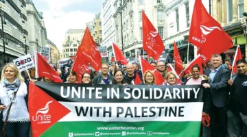 أكبر اتحاد عمالي في بريطانيا يعبر عن دعمه لفلسطين