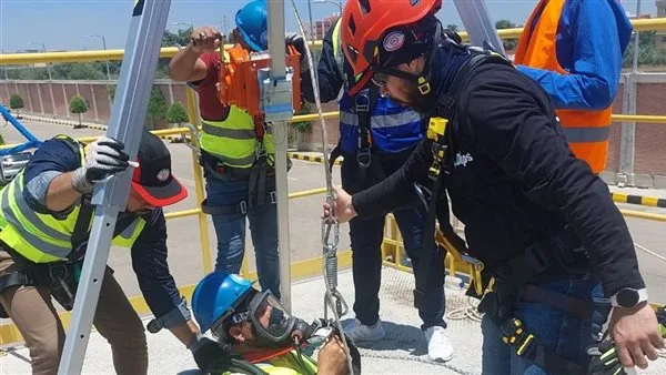 استمرار ورش العمل لرفع الوعي بالسلامة المهنية للعاملين في محطة الصرف بالإسكندرية