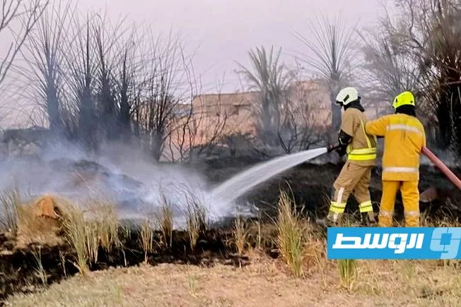 بالصور.. السيطرة على حرائق العوينات بالصور.. السيطرة على حرائق العوينات