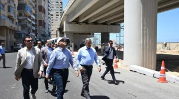 رئيس الوزراء يزور مشروع تطوير محور “محمد نجيب” وتوسعة كورنيش الإسكندرية