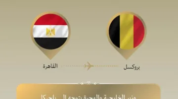 وزير الخارجية يسافر إلى بروكسل للمشاركة في اجتماع نظراءه من دول الاتحاد الأوروبي والدول المجاورة الجنوبية.