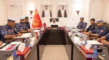 وزير الداخلية يتابع أحدث التحضيرات والميزانية الزمنية للتمرين “أمن الخليج 4”