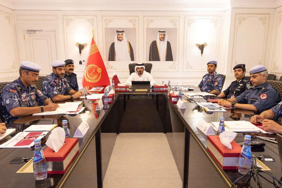 وزير الداخلية يتابع أحدث التحضيرات والميزانية الزمنية للتمرين “أمن الخليج 4” وزير الداخلية يتابع أحدث التحضيرات والميزانية الزمنية للتمرين “أمن الخليج 4”