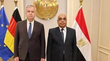 وزير العدل يتناول مع السفير الألماني أوجه التعاون القضائي بين الدولتين