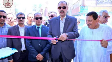 محافظ سوهاج ي inaugurates a one-day market in جهينة و يطالب بتقليل الأسعار