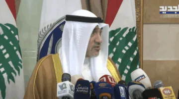 مؤتمر صحفي يجمع وزير الداخلية أحمد الحجار ونظيره الكويتي