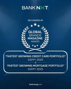 بنك نكست يحصل على جائزتين دوليتين من مجلة Global Brands لعام 2025