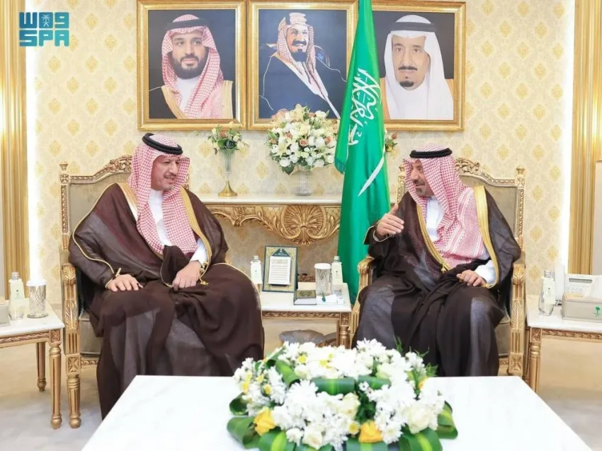 أمير نجران يلتقي برئيس هيئة مكافحة الفساد والرقابة