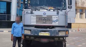 القبض على سائق شاحنة ثقيلة بسبب قيادته المتهورة على الطريق الدائري