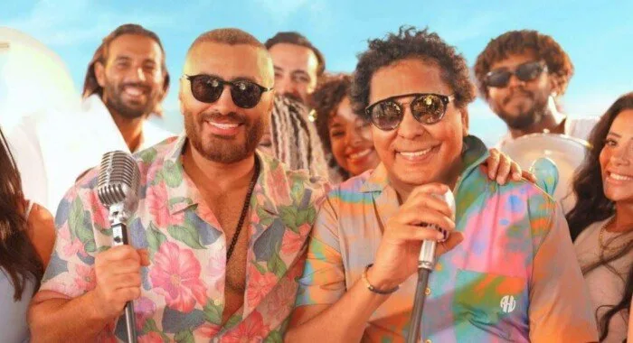 تامر حسني يتحدث عن تجربته في الغناء مع الكينج محمد منير. تامر حسني يتحدث عن تجربته في الغناء مع الكينج محمد منير.