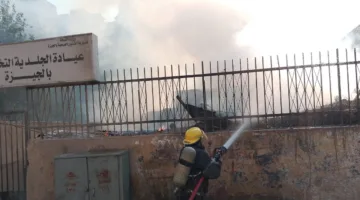 إخماد حريق صغير في مستشفى الصدر بالعمرانية دون تسجيل إصابات.