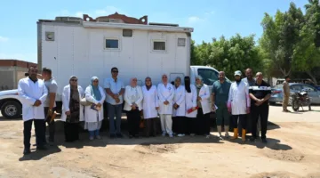 قافلة إرشادية وخدمية لمركز الأبحاث الزراعية في قرى النوبارية