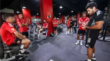 استعدادات الأهلي: لاعبو الفريق يتلقون قياسات بدنية قبل انطلاق الموسم الجديد