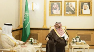الأمير تركي بن محمد بن فهد يلتقي بسفير الإمارات في السعودية