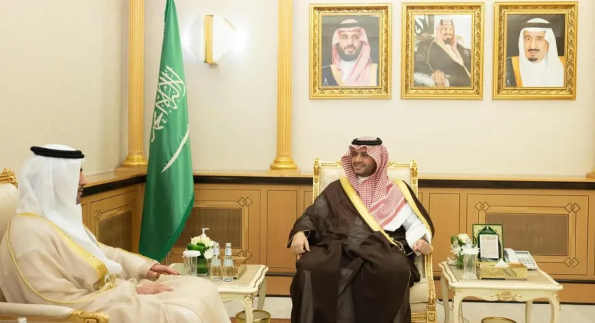 الأمير تركي بن محمد بن فهد يلتقي بسفير الإمارات في السعودية الأمير تركي بن محمد بن فهد يلتقي بسفير الإمارات في السعودية