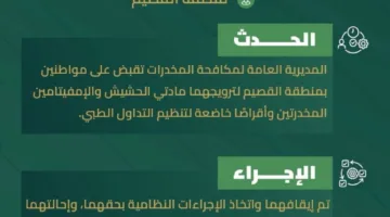 إلقاء القبض على اثنين في منطقة القصيم بتهمة ترويج المخدرات