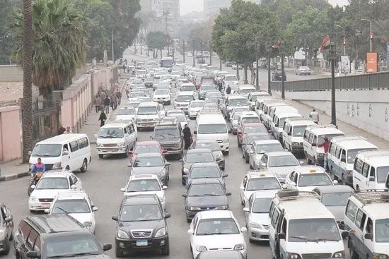 تعرف على مساراتك: ازدحام مروري في معظم شوارع وميادين القاهرة والجيزة تعرف على مساراتك: ازدحام مروري في معظم شوارع وميادين القاهرة والجيزة