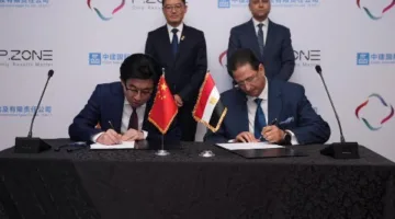 شراكة بين مصر والصين لتطوير المنشآت الخاصة بالبحيرات الصناعية في مشروع داون تاون لاجون بالعلمين الجديدة