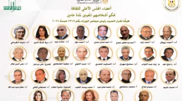 جامعة القاهرة تبارك مجموعة من أساتذتها وخريجيها لانتخابهم كأعضاء في المجلس الأعلى للثقافة.
