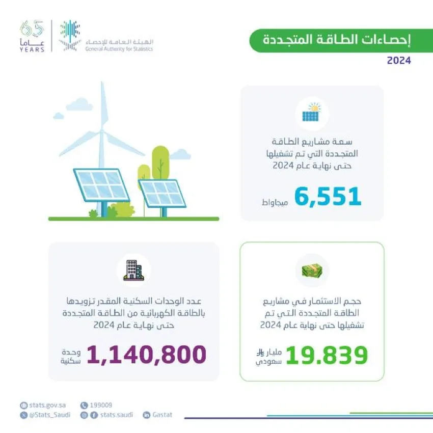1.1 مليون منزل يحصل على الطاقة المتجددة 1.1 مليون منزل يحصل على الطاقة المتجددة
